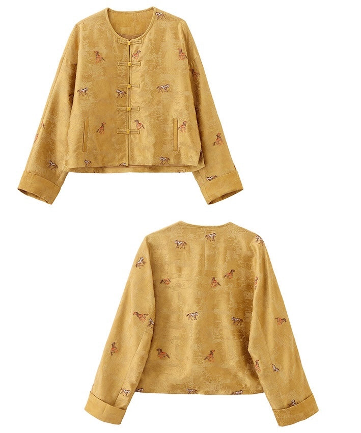 Golden Steed Cheongsam Jacket