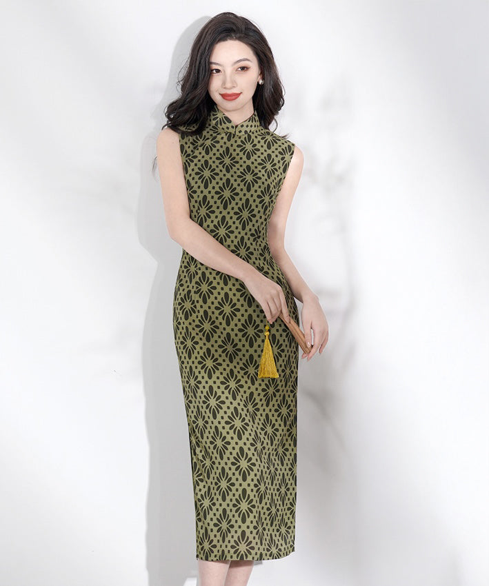 Qingshanyu  Green Cheongsam