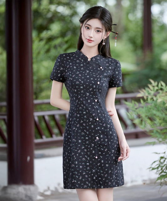 Junni Modern Short Cheongsam