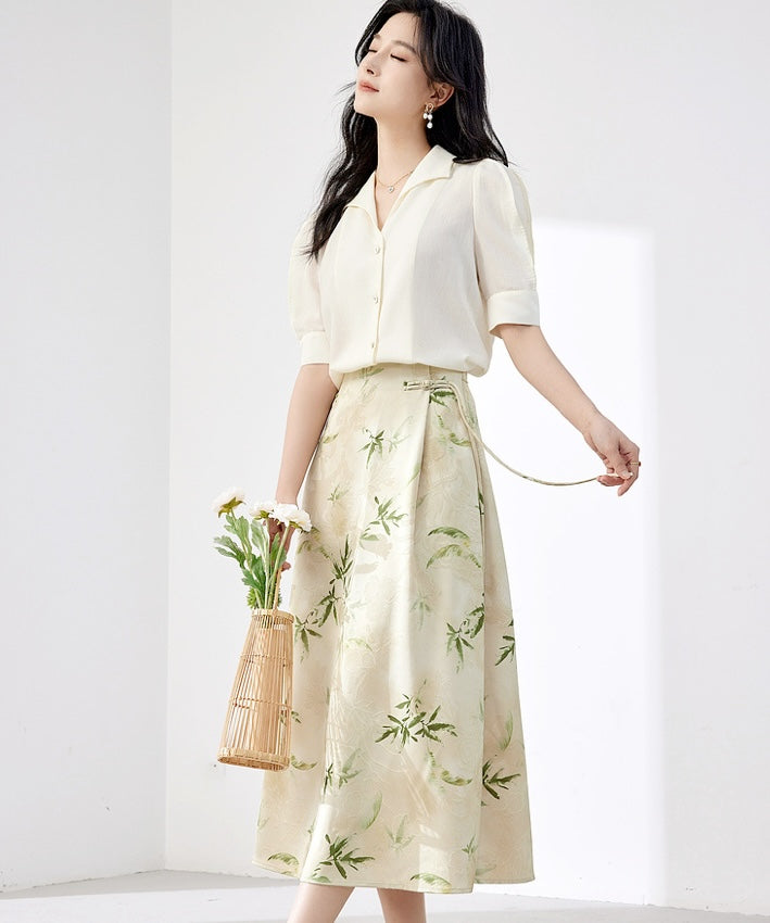 Jae-May Mandarin Knot Skirt