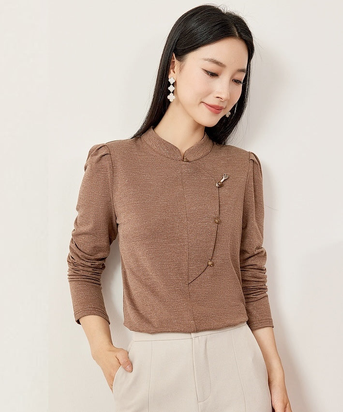 Shufei's Mandarin Collar Top