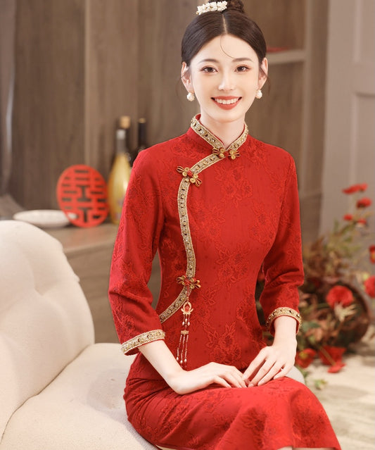 Bri Red Cheongsam
