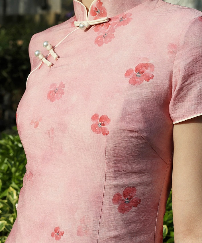 Ruby Sakura Maxi Cheongsam