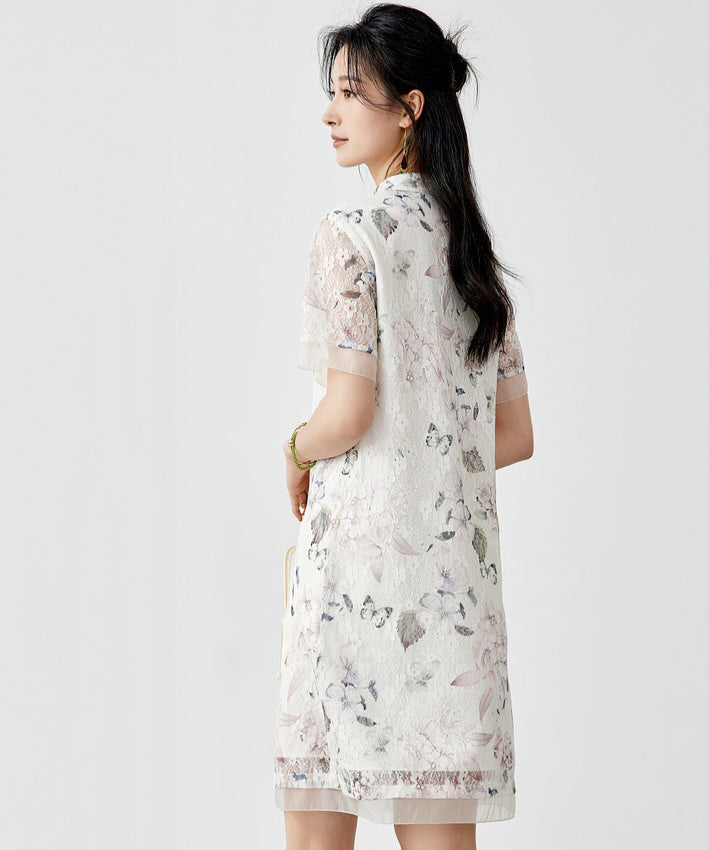 Xixi's Lacey Cheongsam
