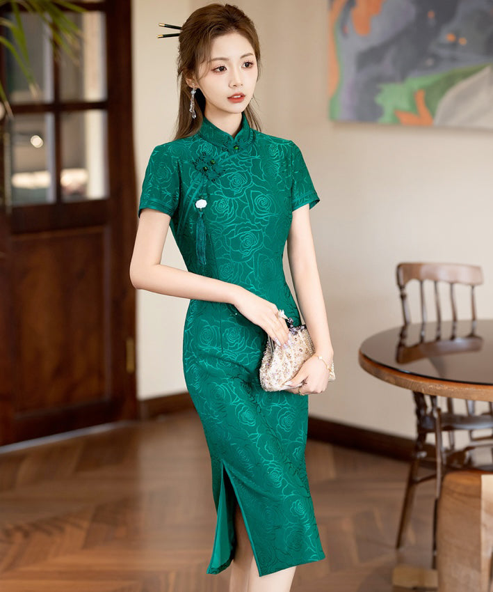 Jadeana Green Cheongsam
