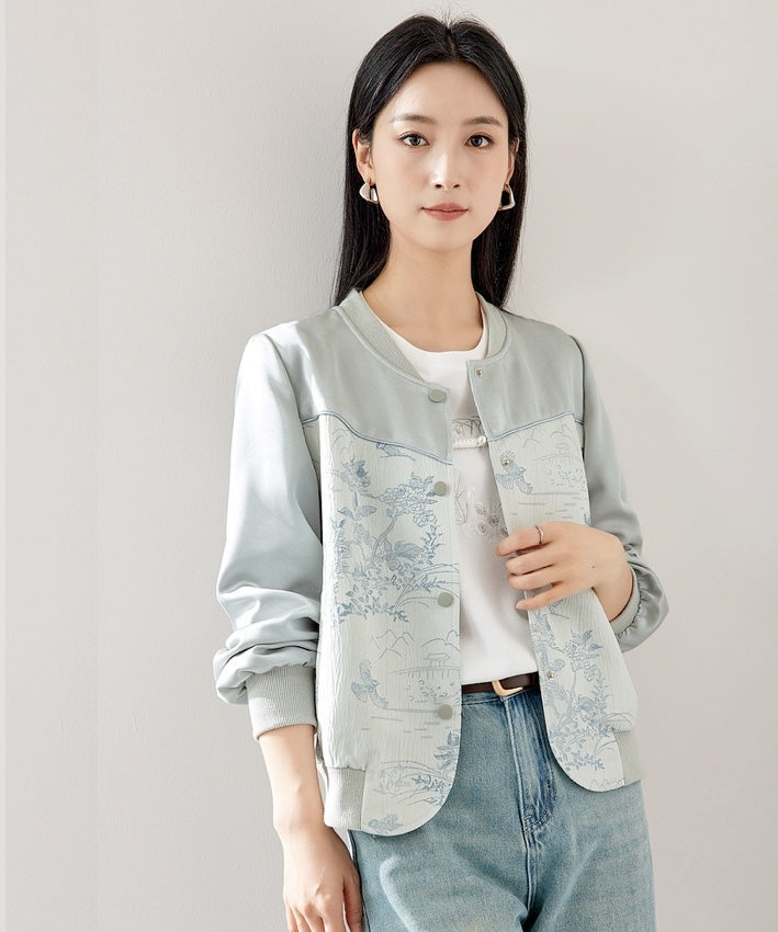 Shuya Oriental Print Jacket