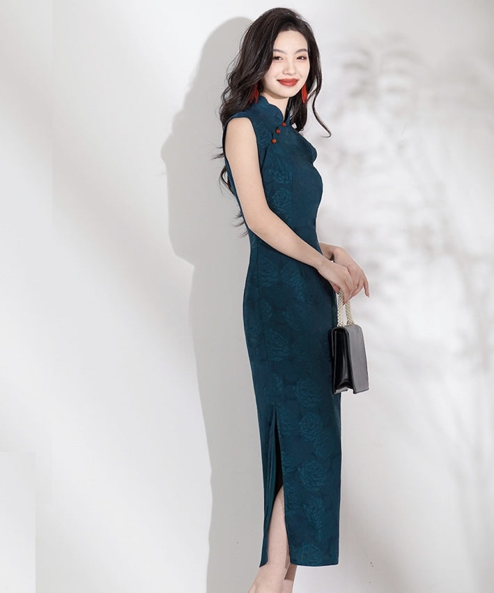 Marine Petal Cheongsam