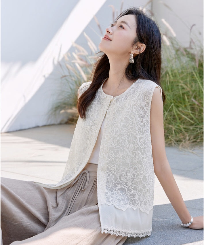 Xuan lv's Lacey Knot Vest