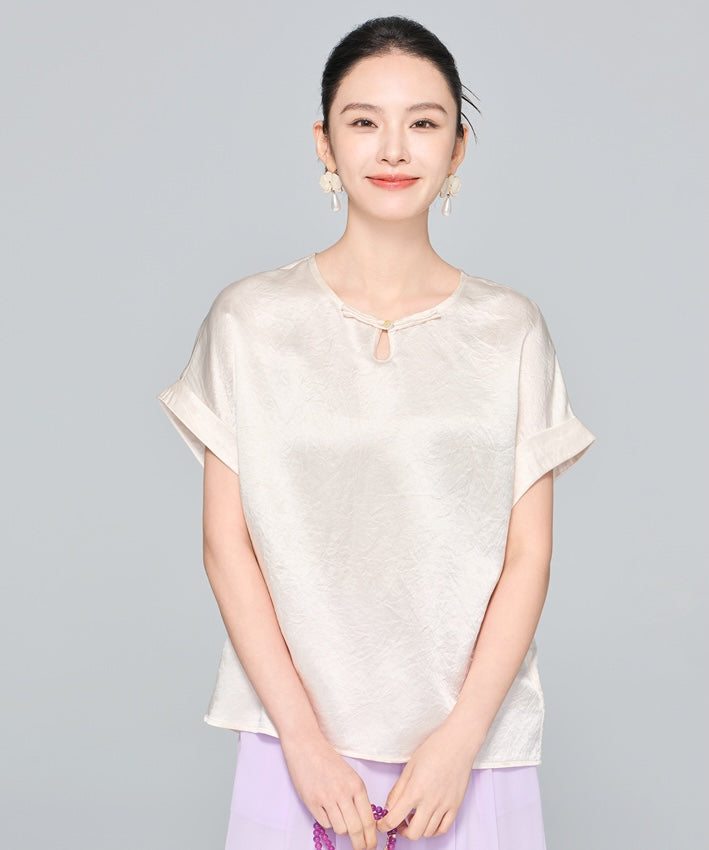 Velvet Dawn Cheongsam Top