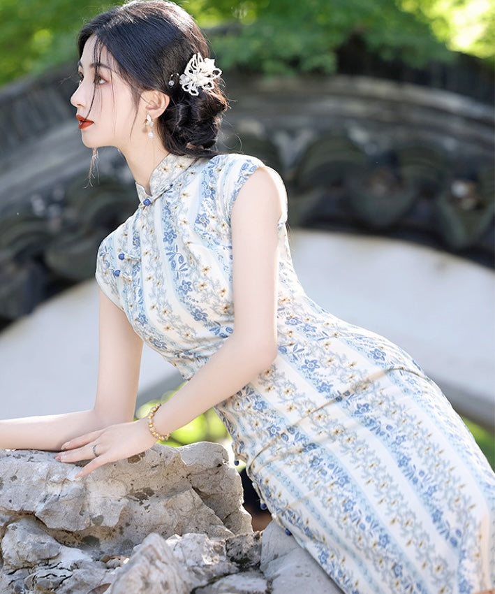 TianXin Floral Maxi Cheongsam