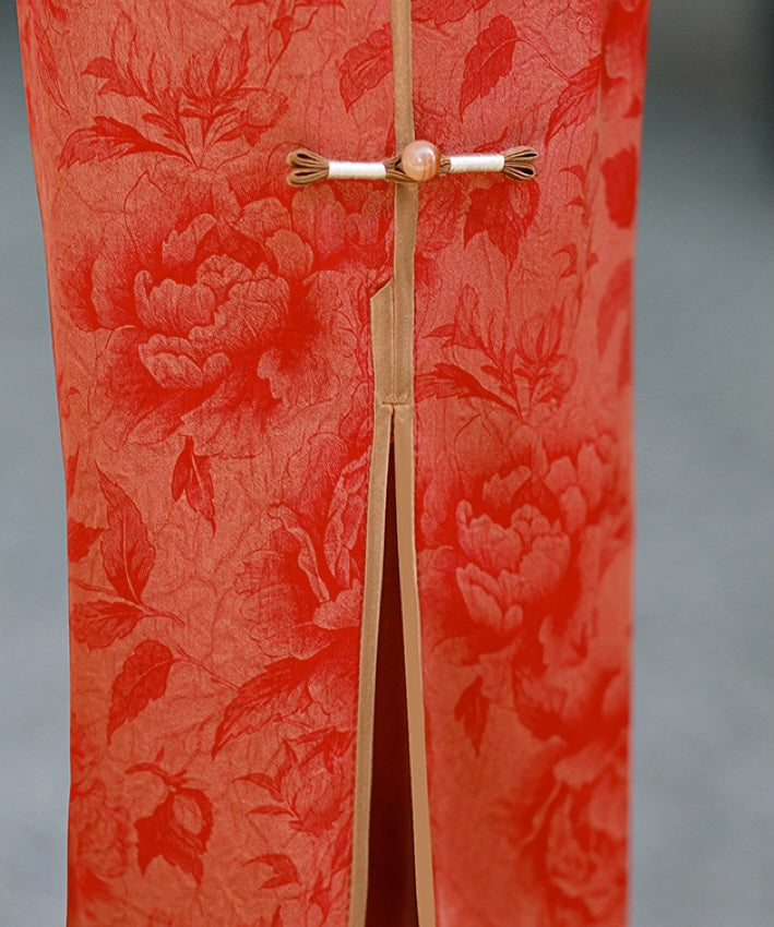 Lady Mei's Red Maxi Cheongsam