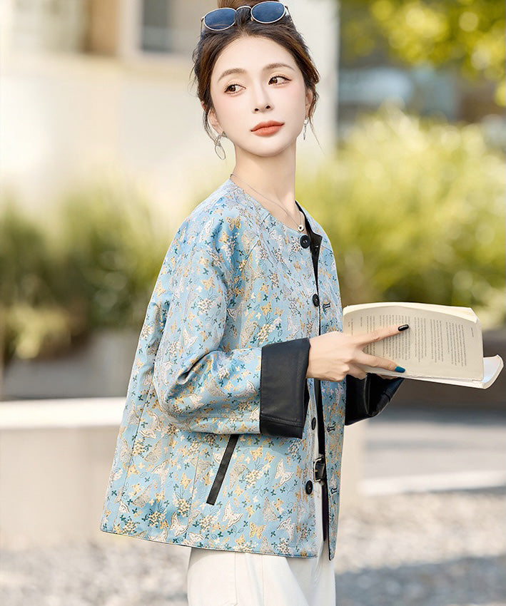 Astrid PU Reversible Cheongsam Jacket