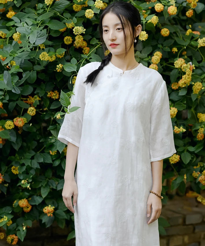 可希茶歇时光旗袍