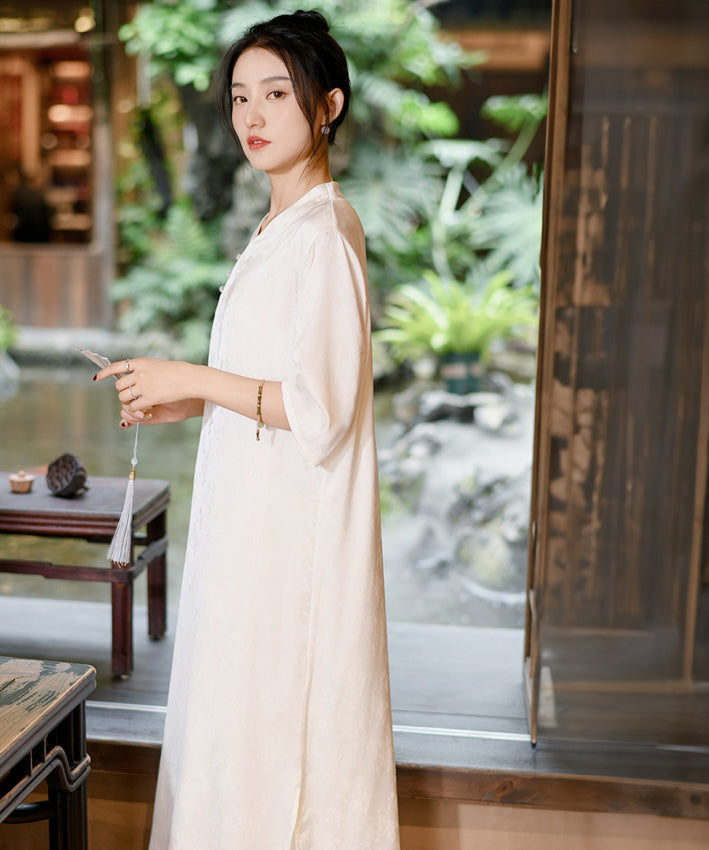 Tian Casual V-Neck Cheongsam