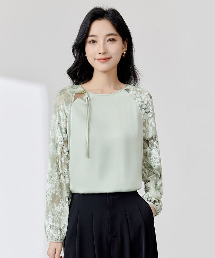 Pearlyn Jade Oriental Top