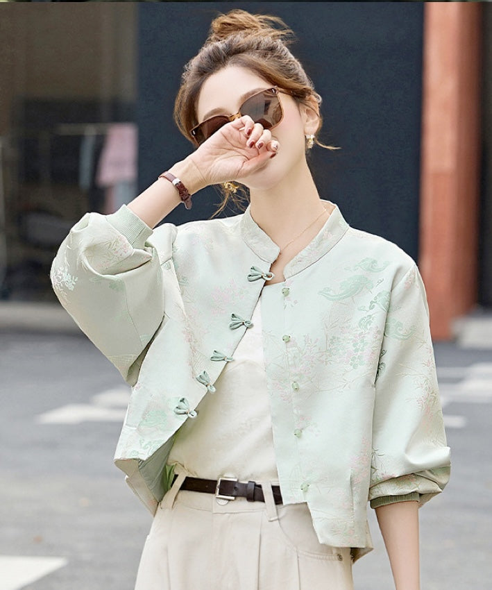 Tang Oriental Cropped Jacket