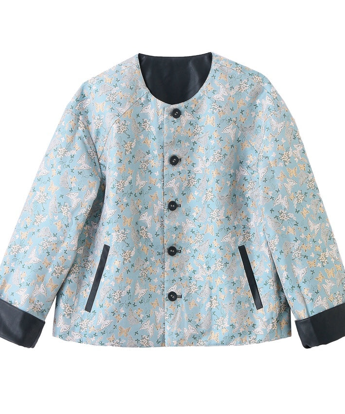 Astrid PU Reversible Cheongsam Jacket