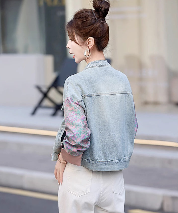 Missy Lara Oriental Denim Jacket