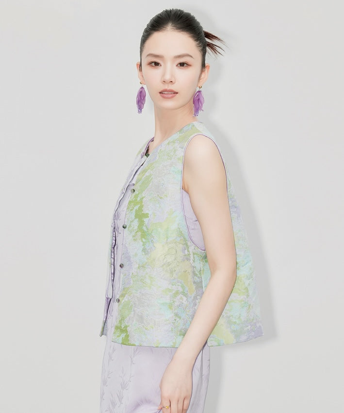 Purple Emerald Vest Top