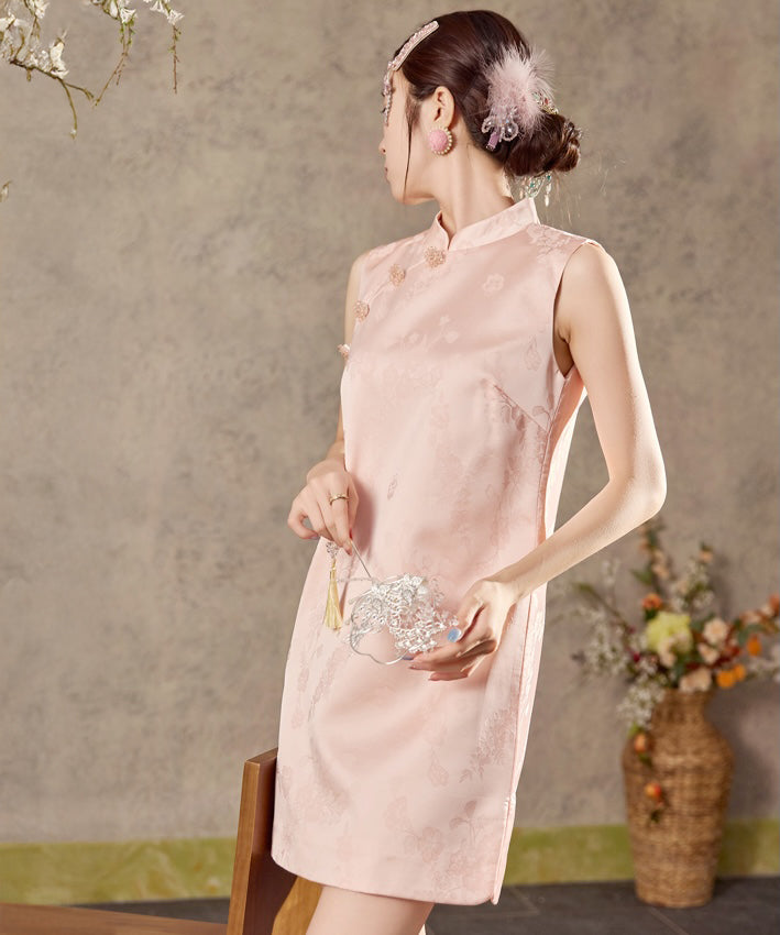 Xiao Yu Gege's Pink Cheongsam