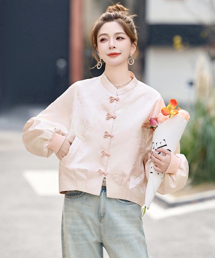 Tang Oriental Cropped Jacket
