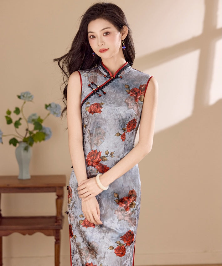 玫瑰遐想旗袍
