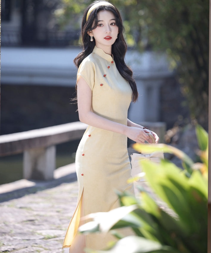 小黄旗袍