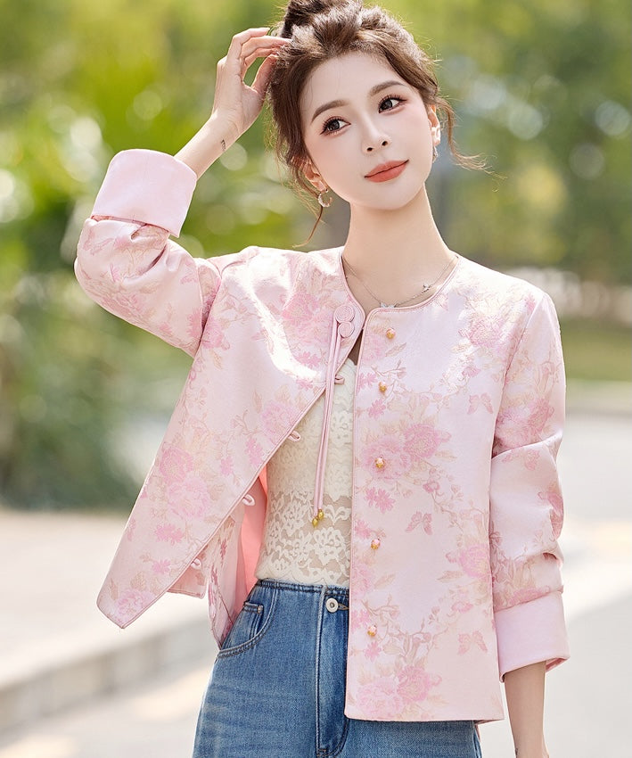 花瓣微光旗袍外套