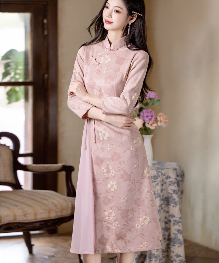 Vintage Rose Muse Cheongsam