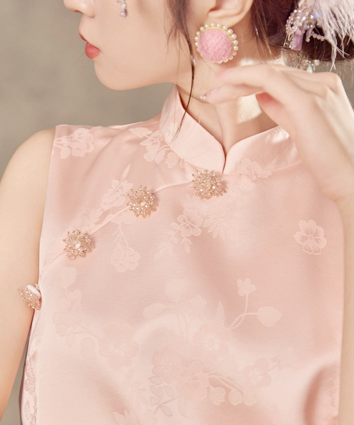 Xiao Yu Gege's Pink Cheongsam