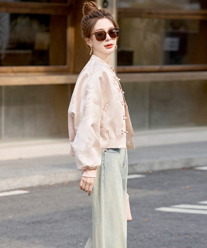 Tang Oriental Cropped Jacket