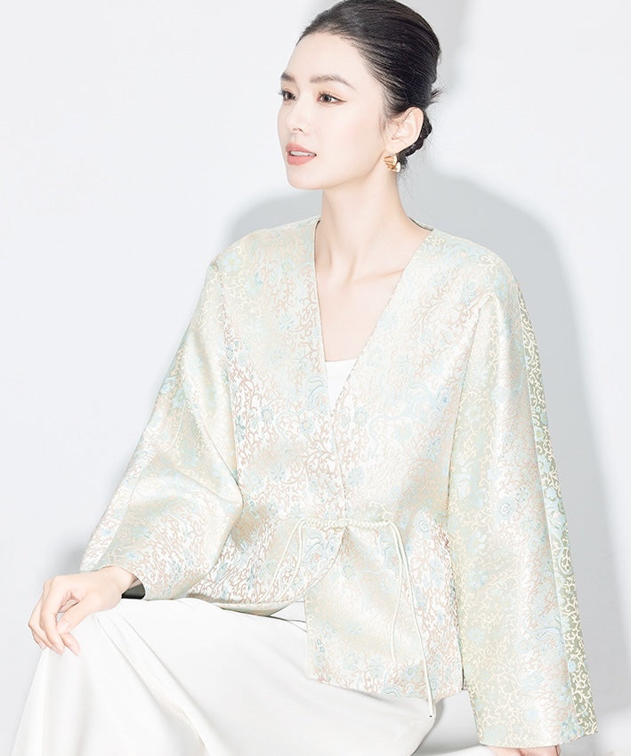 Aya Brocade Oriental Wrap