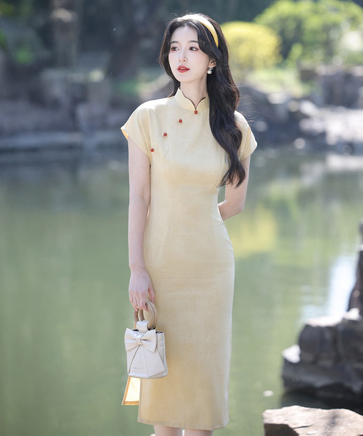 小黄旗袍