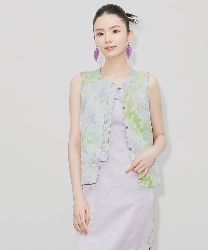 Purple Emerald Vest Top