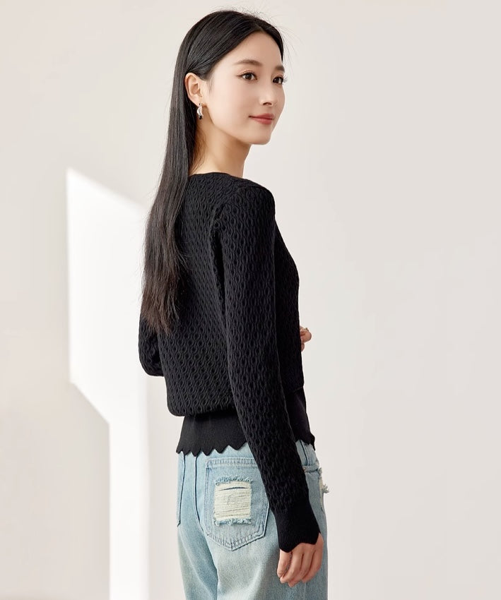 Sheryl Mandarin Knot Sweater
