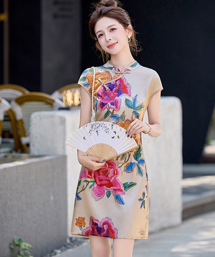 Summer Petite Cheongsam