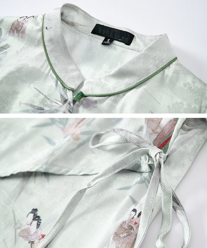 Dorothy Mandarin Knot & Skirt Set