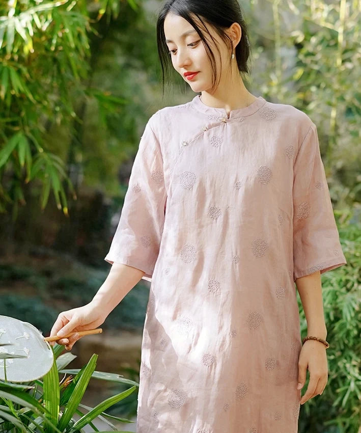 可希茶歇时光旗袍