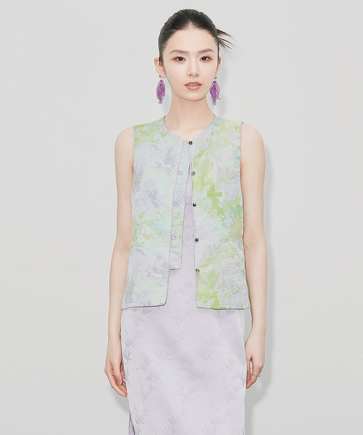 Purple Emerald Vest Top