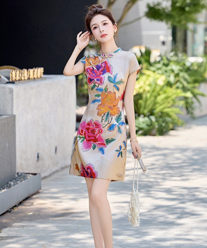 Summer Petite Cheongsam