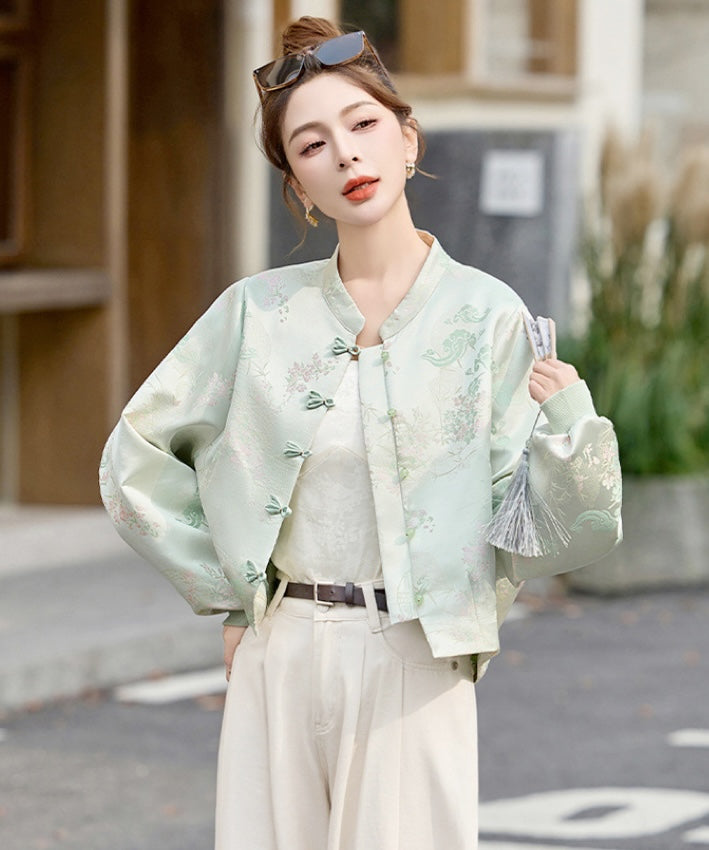 Tang Oriental Cropped Jacket