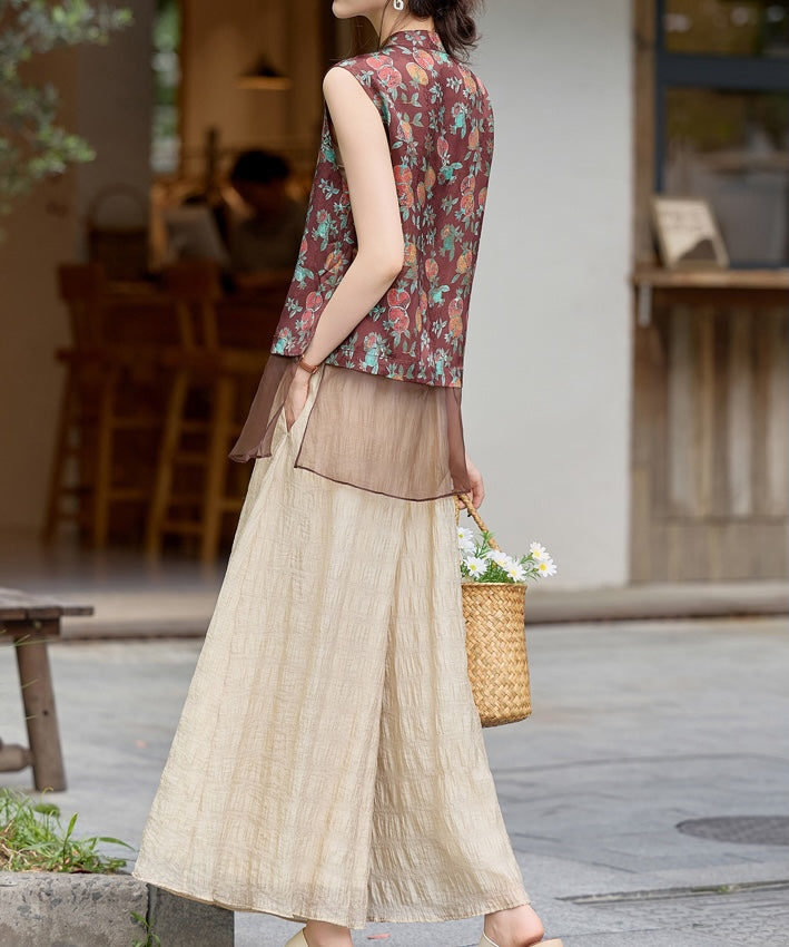 Cordelia Cheongsam Top & Pants Set