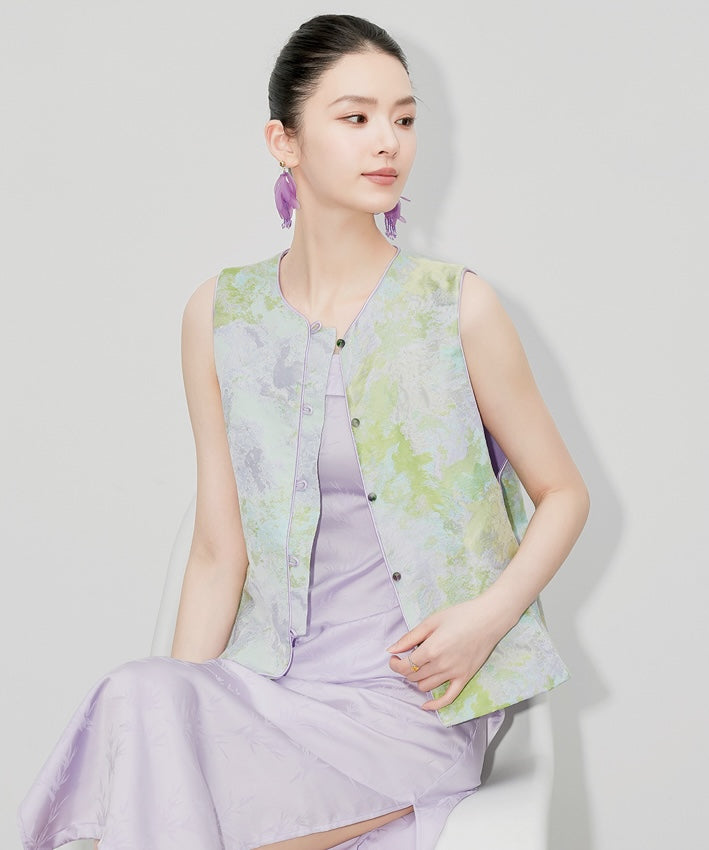 Purple Emerald Vest Top