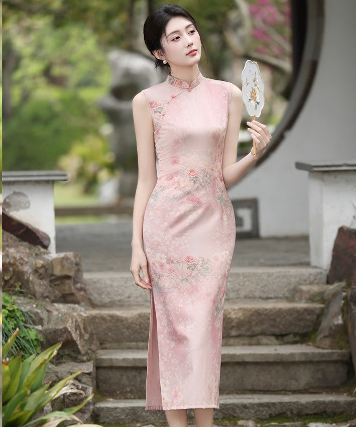 阿鲁埃特女士花朵旗袍