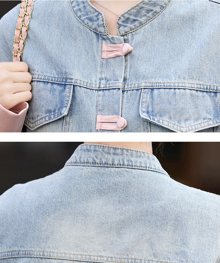 Missy Lara Oriental Denim Jacket
