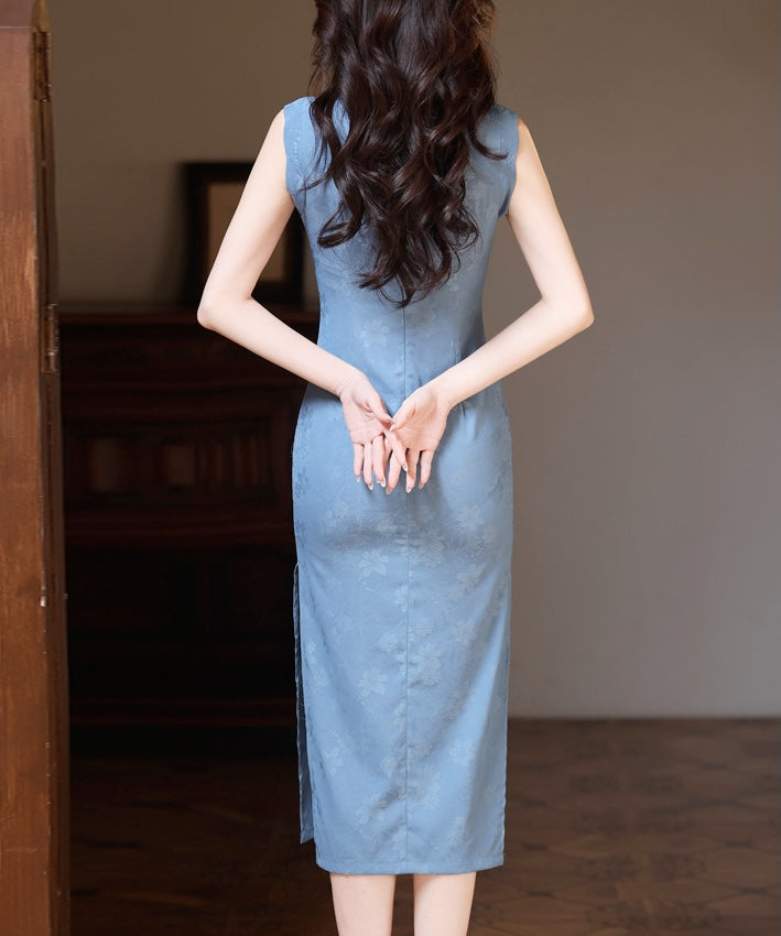 Azure Willow Cheongsam