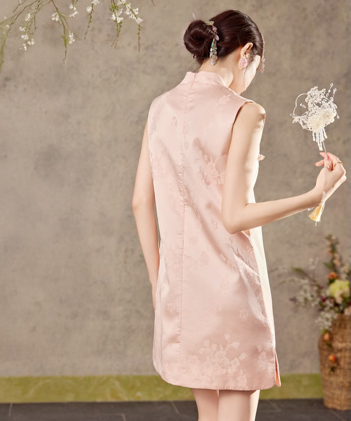 Xiao Yu Gege's Pink Cheongsam