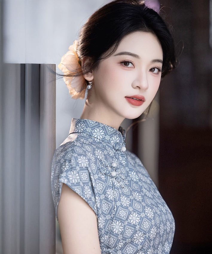 Jewel Blue Cheongsam