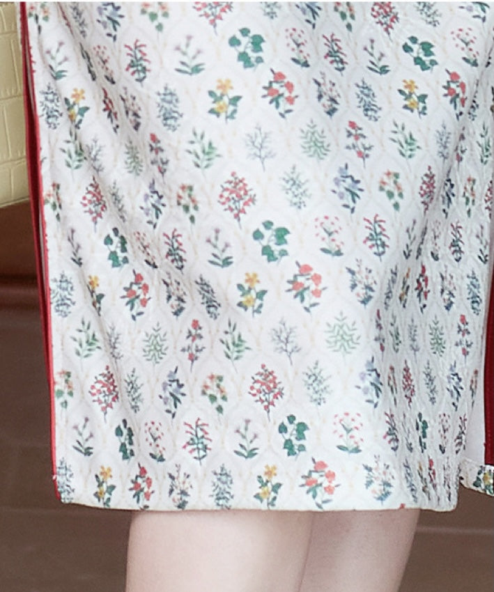 Spring Garden Ivory Cheongsam