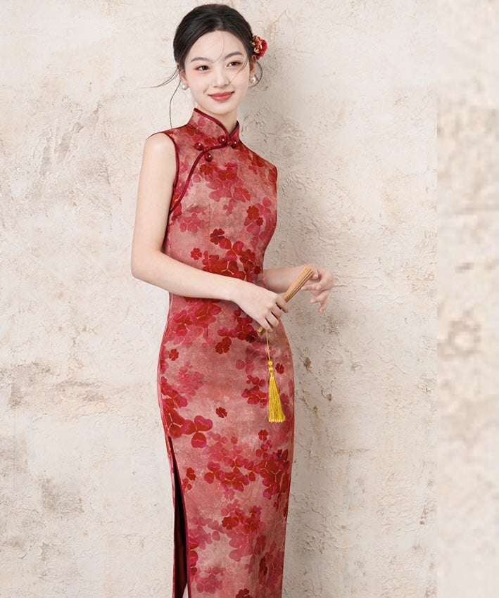 Auspicious Crimson Cheongsam